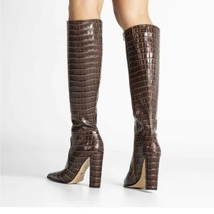 NWT - Tony Bianco Lucille knee-high boots. Gorgeous chocolate leather!